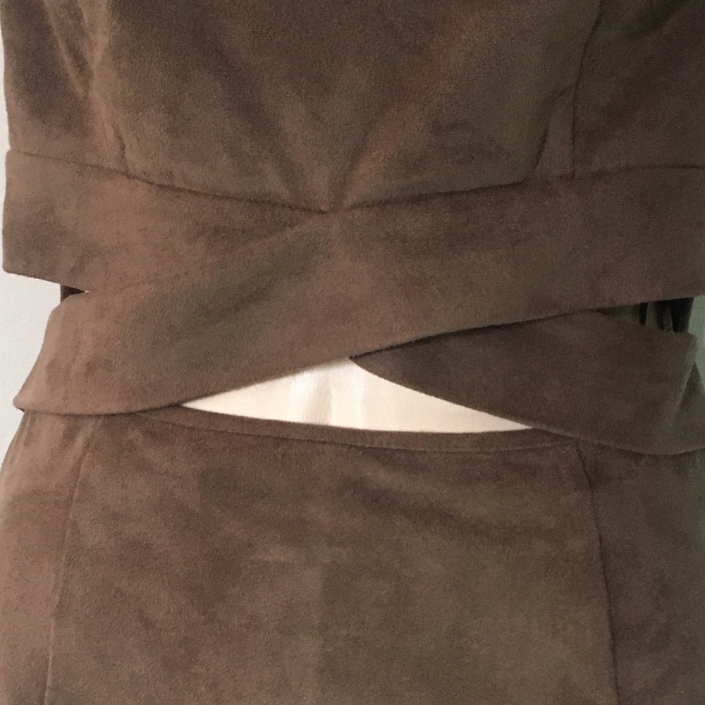 Guess Jelena Suede Dress casual Formal - Picture 7 of 8
